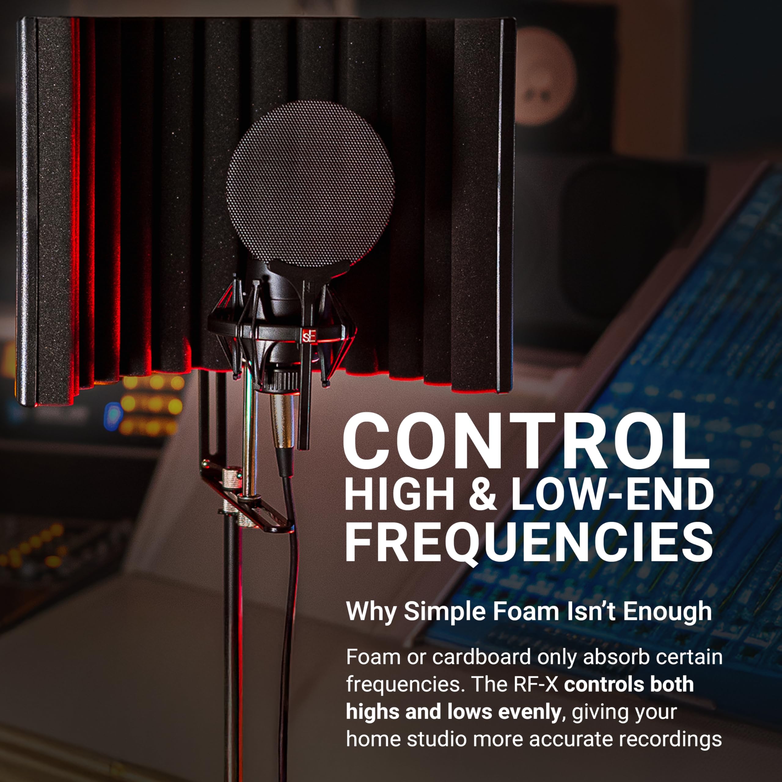 Amazon.com: sE Electronics RF-X Reflexion Filter - Portable